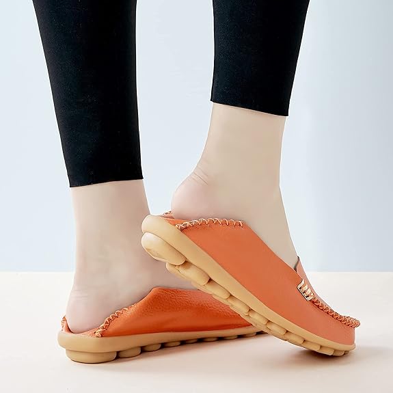 Women's Comfortable Slip on, Casual for School, for Marketing, for Work Loafers Casual Round Toe Moccasins, Flats Soft Walking Shoes Women Slip On